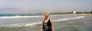 THERESA AT BARRA DE POTOSI, GUERRERO, MEXICO