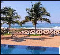 Pool in front of the beach