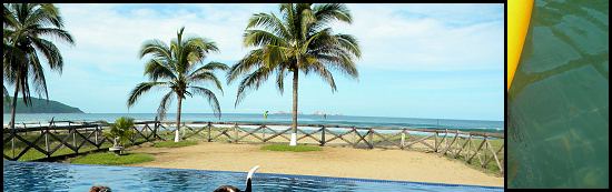 Beachfront pool