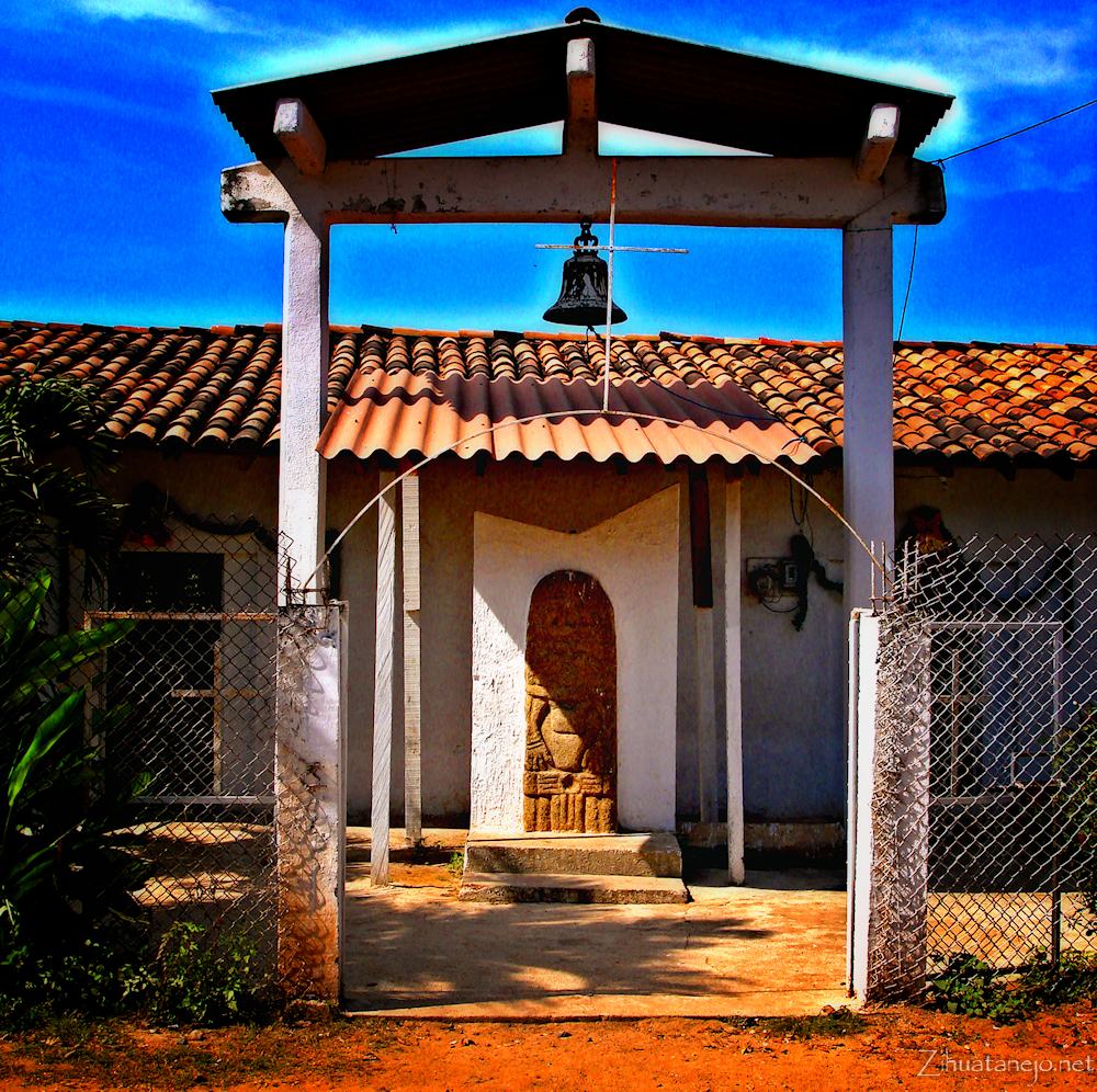 Petroglyph at church in La Chole Petroglyph at church in La Chole