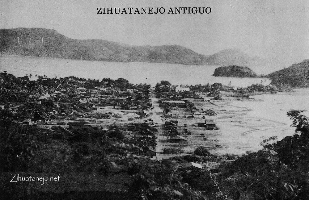 Post card of Zihuatanejo 1960