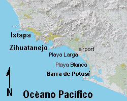 Maps of the Zihuatanejo-Ixtapa region