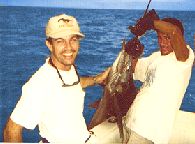 Releasing a sailfish