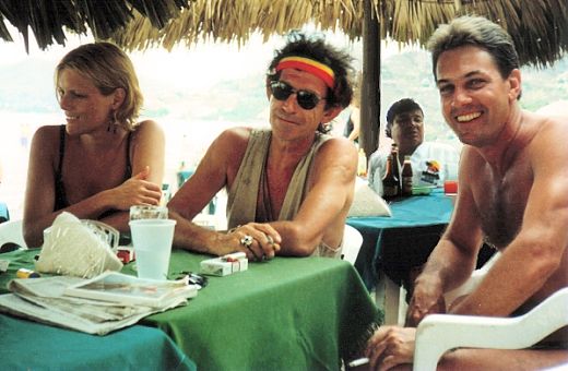 Me with Keith and Patti Richards, Zihuatanejo