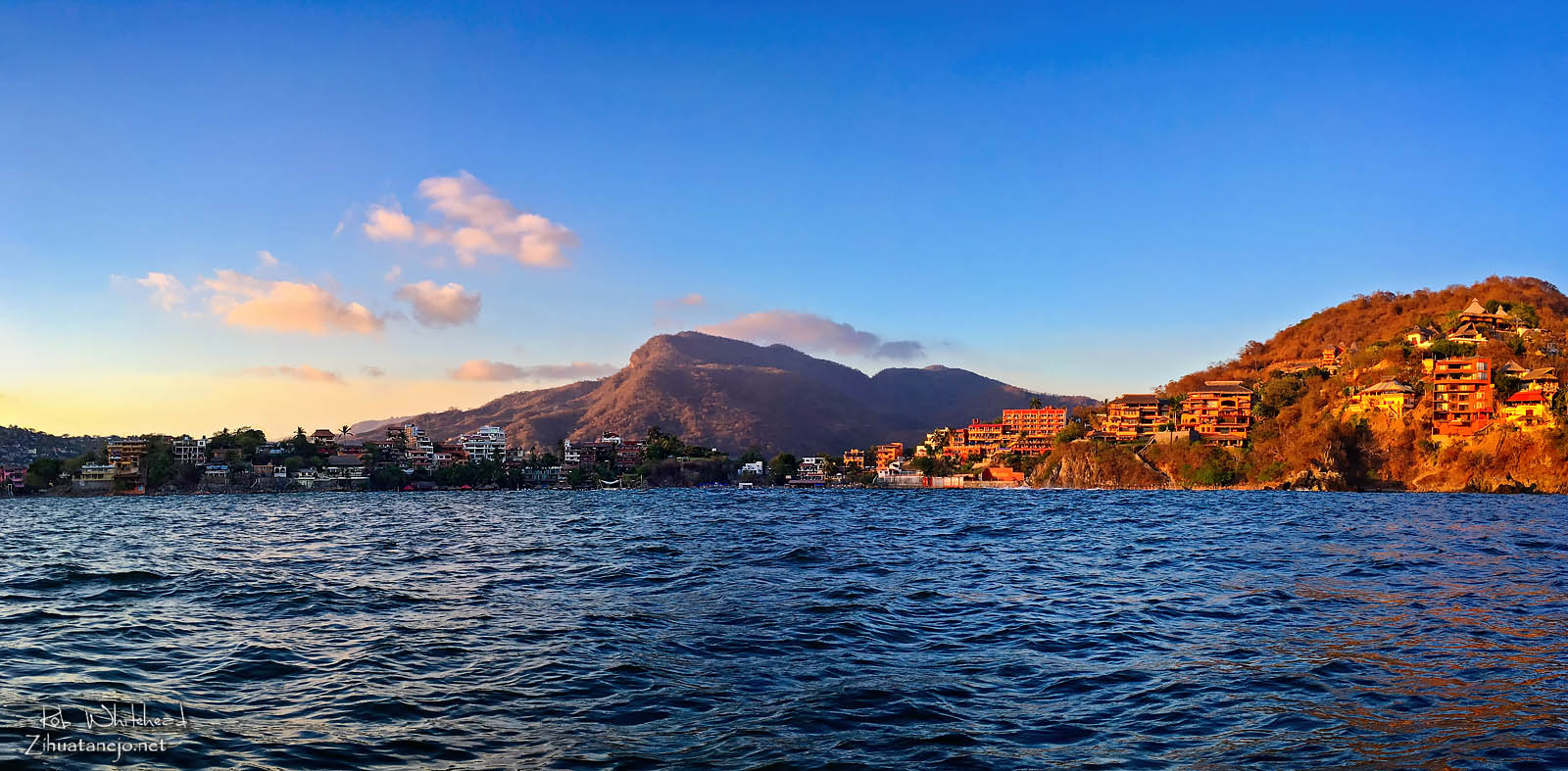 La Madera Beach and El Cerro Viejo, Zihuatanejo Bay