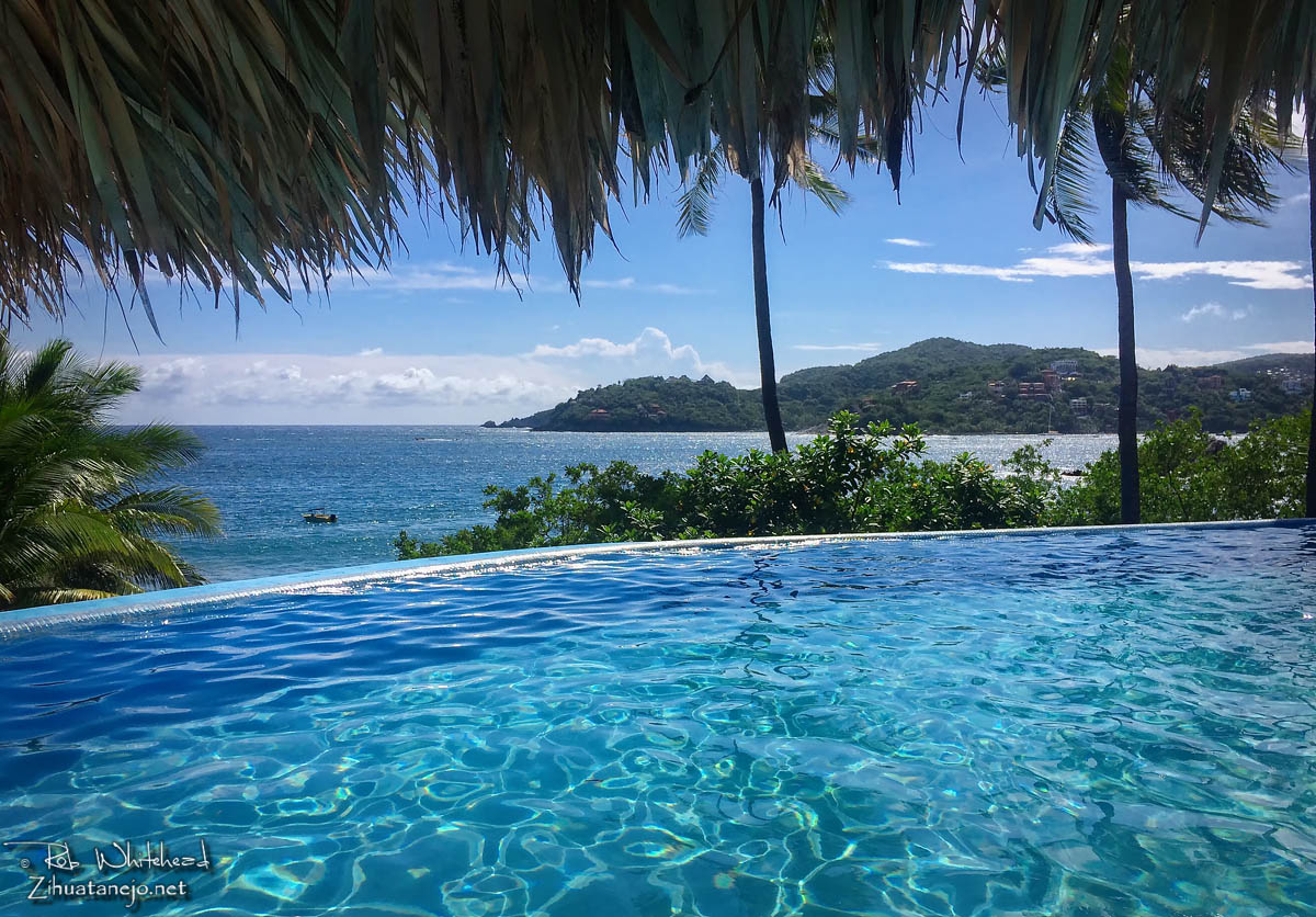 View from Hotel Catalina of Zihuatanejo Bay