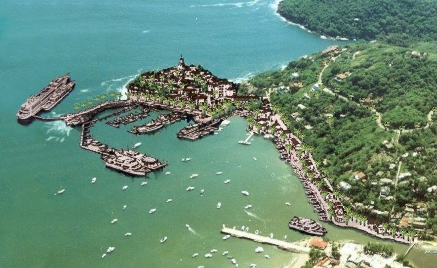 Rendering of marina envisioned by Puerto Mio